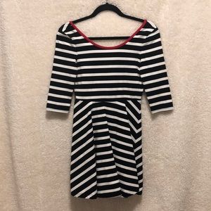 Express Black and White striped dress